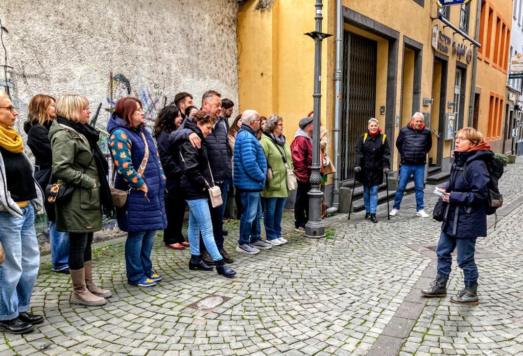 Krimiführung Koblenz Gruppen mit Jule