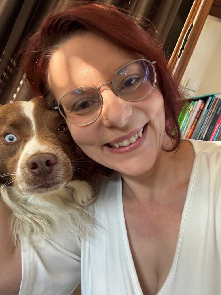Heike Schlosser und ihr treuer Begleiter Scotty