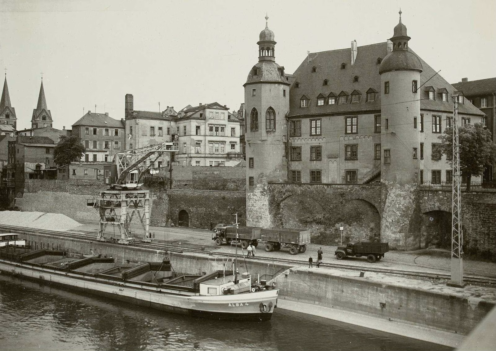 Historisches Koblenz vor 100 Jahren – Stadtansicht zur Zeit der früheren Polizeiarbeit